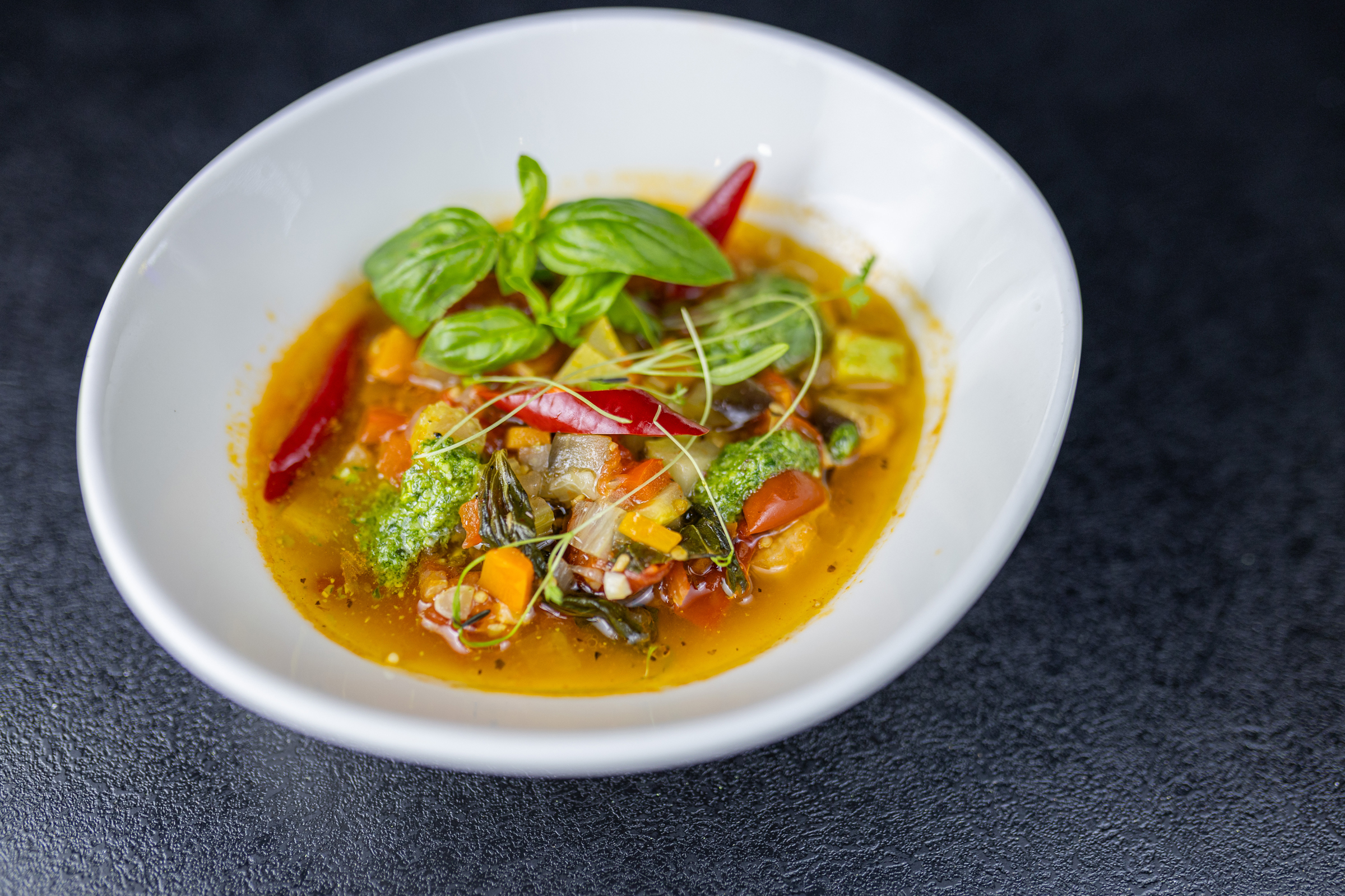 Мінестроне з м'ясними кульками Пальпетте